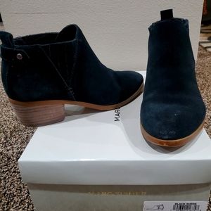 Marc Fisher Black Suede Wilde Bootie